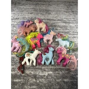 Vintage My Little Pony Lot MLP G1 80s Hong Kong 10 Ponies, Baby, So Soft RARE
